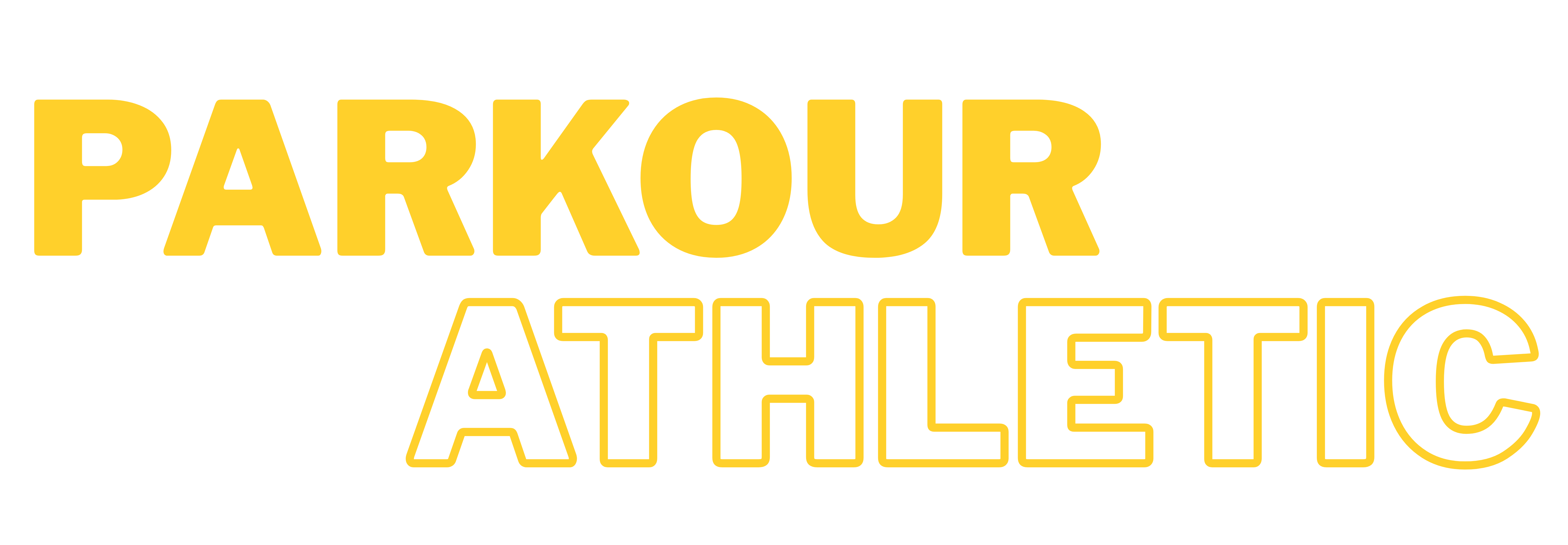 Athlete doing parkour